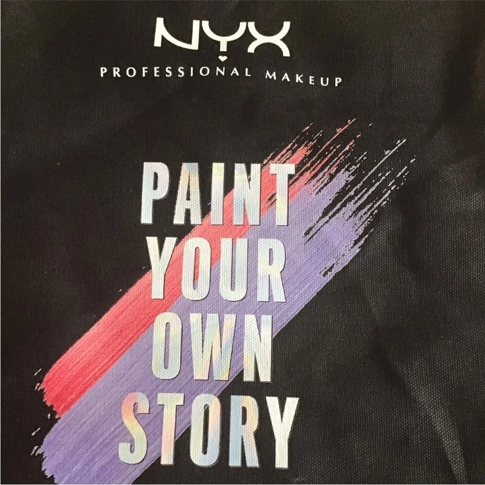 NYX PAINT YOUR OWN STORY Canvas Tote - BRAND NEW